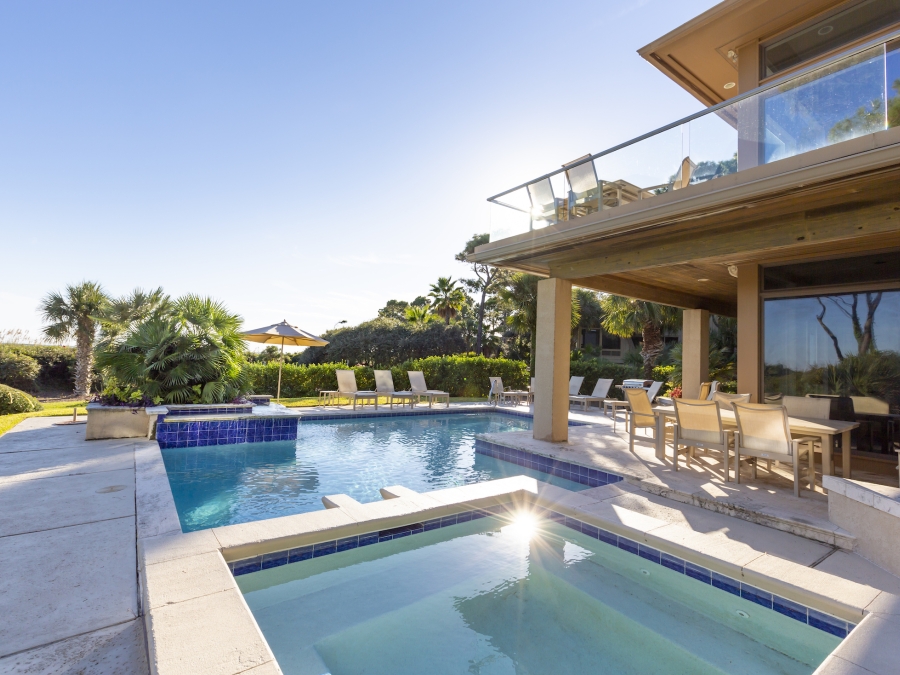 Exterior of a Sea Pines Villa 