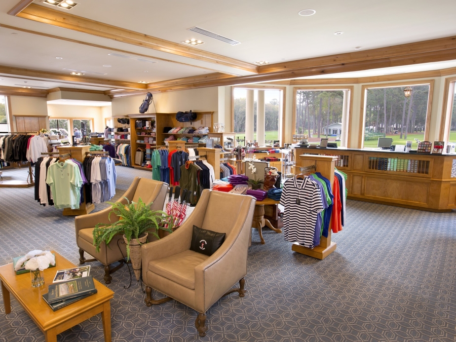 Interior of Harbour Town Pro Shop