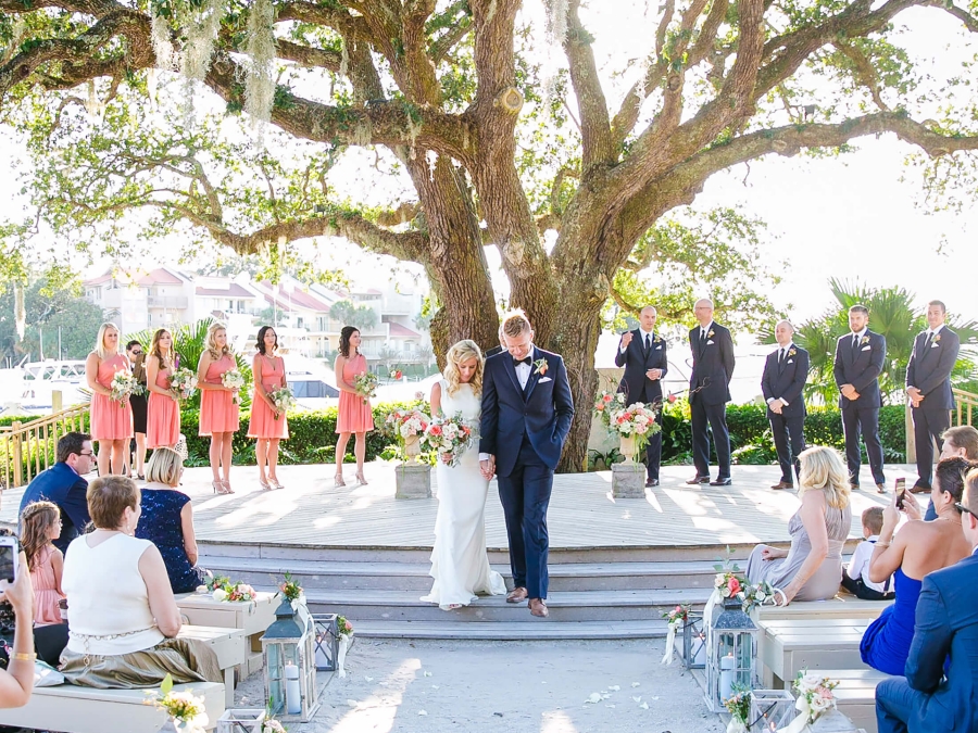 Liberty Oak wedding ceremony