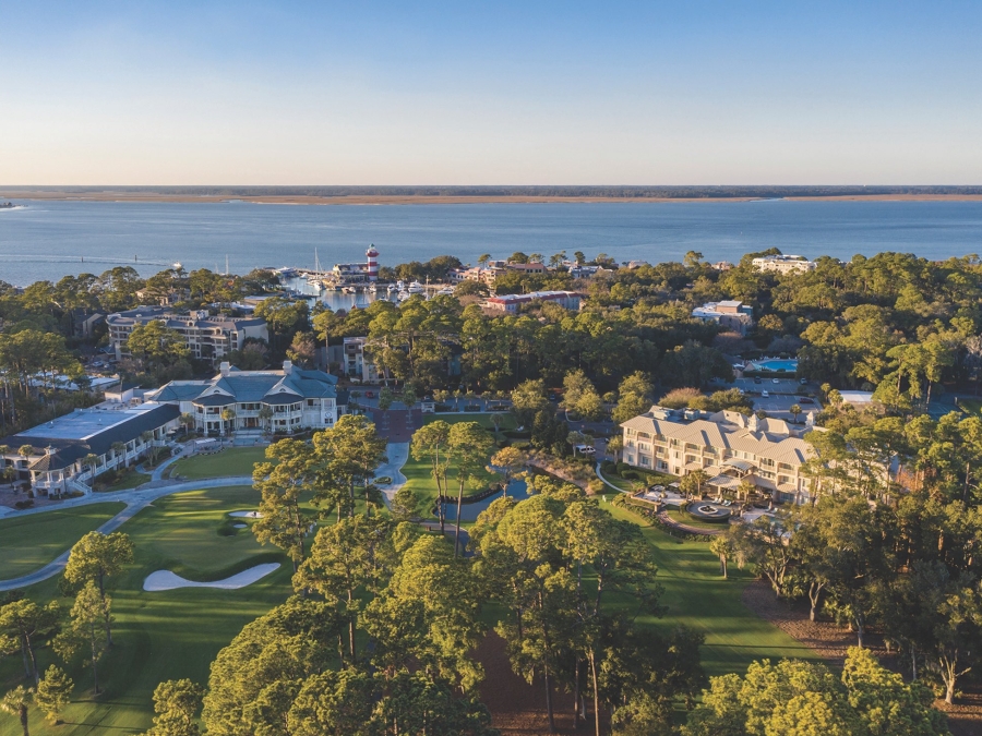 Ariel image of sea pines resort 