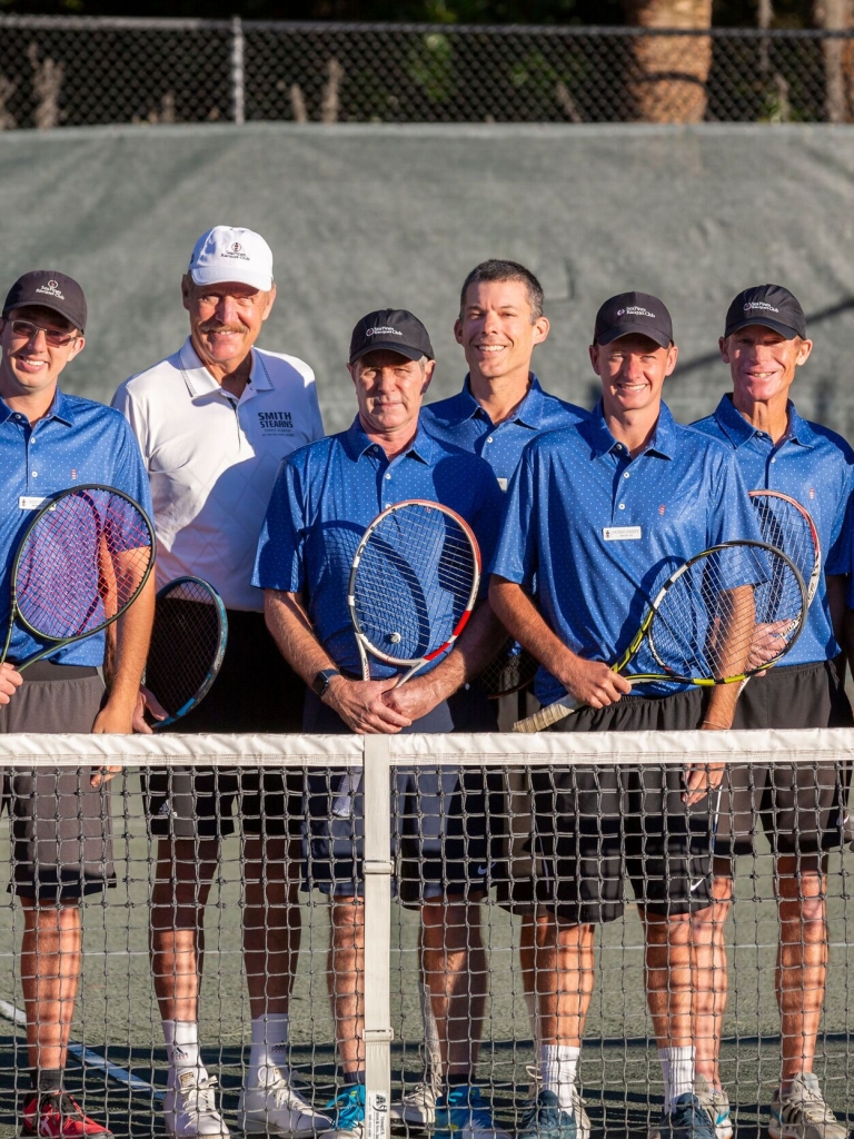 Group photo of the Sea Pines tennis instructors 