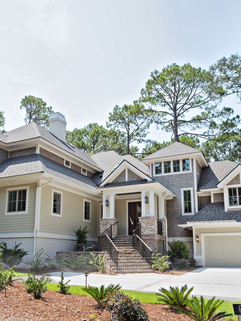 Exterior of a Sea Pines Home  