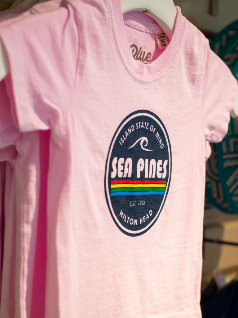Image of a t-shirt at the surf shop 