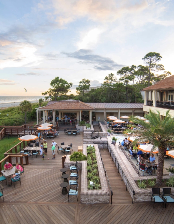 Exterior of the Sea Pines Beach Club 