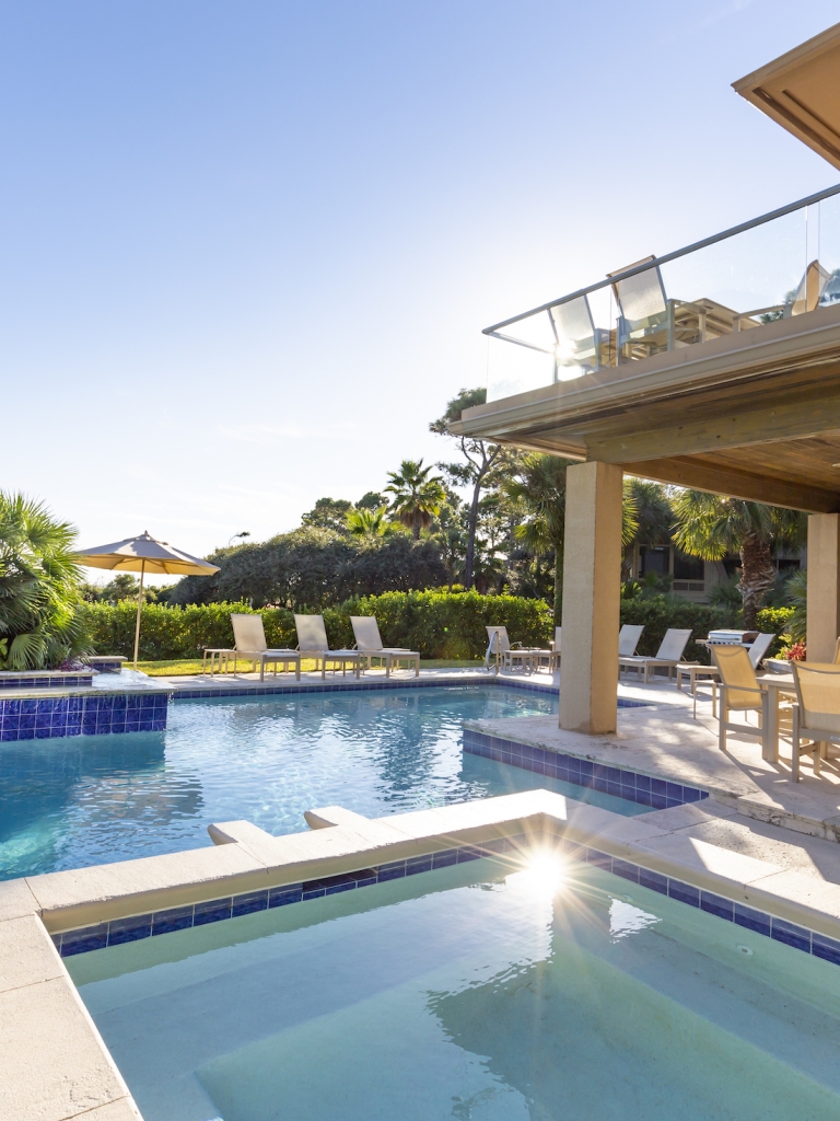 Exterior of a Sea Pines Villa 