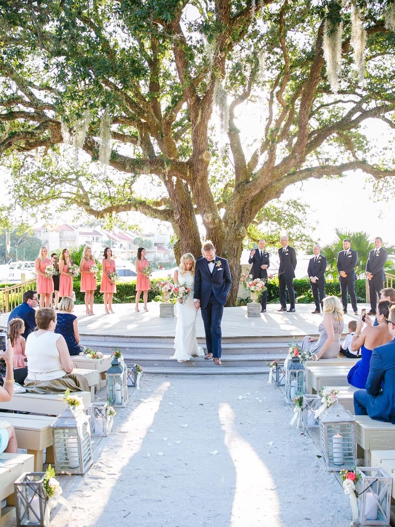 Liberty Oak wedding ceremony 