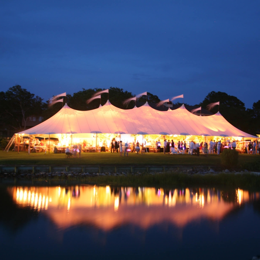Event tent outside 