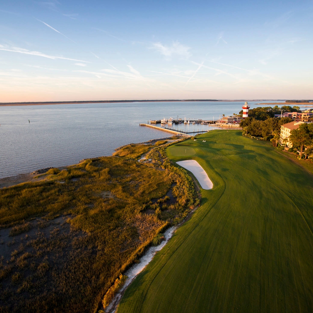 Aerial Image of Harbour Town Golf Links